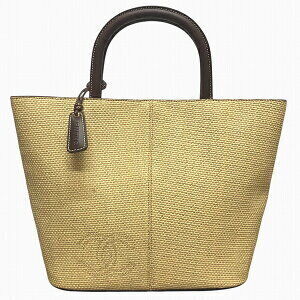 Chanel Coco Mark Basket Bag Straw Tote